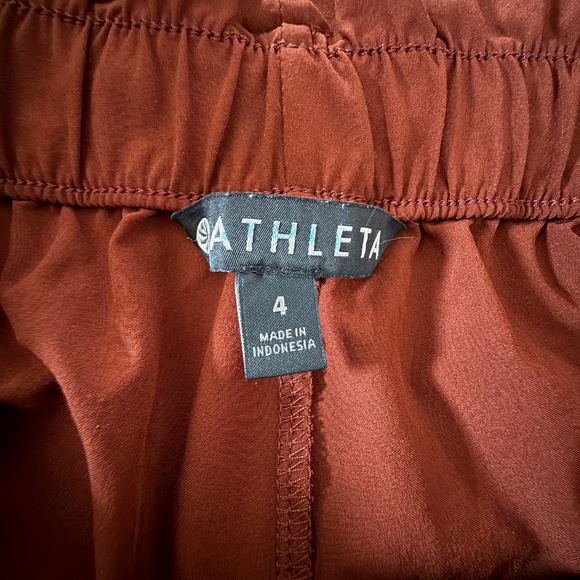 Athleta Cinnamon Tie-Waist Trousers Size 4 - Picture 2 of 16